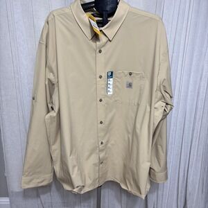 Carhartt Men's 106552 Force Sun Defender Relaxed Fit Lightweight 4XL NWT